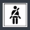 BMW X1 E84 seatbelt warning light