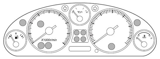 Mazda MX-5 Mk2 Car Warning Lights