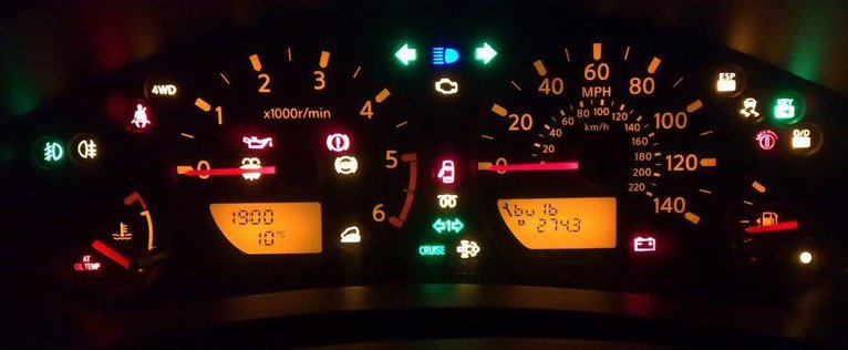 Nissan Navara D40 Dash Warning Lights Speedo CLuster Diagnostic World