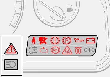 Volvo V70 Xc70 Car Warning Lights