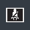 Kia Picanto seatbelt warning dash light symbol