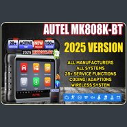 2025 AUTEL MK808K-BT OFFICIAL GENUINE PRODUCT DIAGNOSTIC WORLD