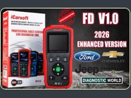 iCarsoft FD v1.0 Ford Holden Code Reader Scanner Tool Focus Mondeo S Max C max Kuga Fiesta Ka engine, airbag abs service reset warning light
