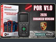 2026 iCarsoft POR V1.0 Enhanced Version Software Genuine Official PORSCHE Diagnostic Scan Tool
