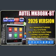 2026 AUTEL MK808K-BT OFFICIAL GENUINE PRODUCT DIAGNOSTIC WORLD