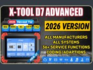 2026 X-TOOL GENUINE D7 DIAGNOSTIC CODING SCAN TOOL OFFICIAL STOCKIST DIAGNOSTIC WORLD