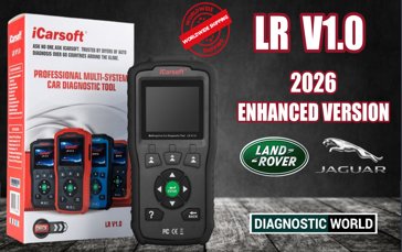 2026 iCarsoft LR V1.0 Enhanced Version Software Genuine Official LAND ROVER JAGUAR Diagnostic Scan Tool