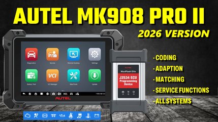 2026 Autel MK908 PRO II Official product genuine Diagnostic World