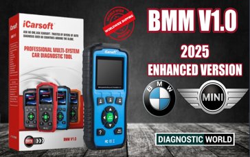 BMM BMW & Mini V1.0 diagnostic reset tool engine abs airbags oil reset