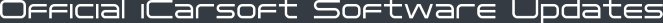 Official iCarsoft Software Updates