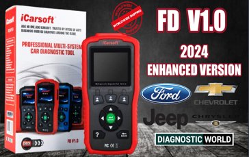 iCarsoft FD v1.0 Ford Holden Code Reader Scanner Tool Focus Mondeo S Max C max Kuga Fiesta Ka engine, airbag abs service reset warning light