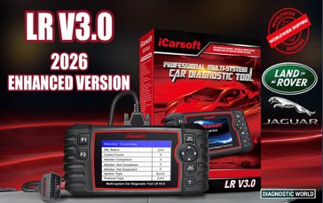 2026 iCarsoft LR V3.0 Enhanced Version Jaguar Land Rover Genuine Official Diagnostic World