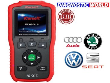 iCarsoft VAWS v1.0 cheapest VW Audi Seat Skoda OBD2 Code Reader Scan Tool Diagnostic World Genuine