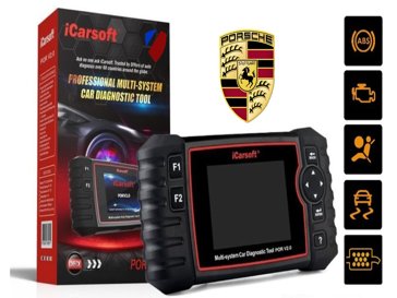 iCarsoft POR V2.0 Diagnostic World 996 986 997 991 cayenne boxster cayman 987 panamera macan engine abs airbag
