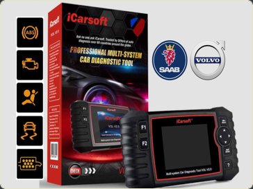 Professional Volvo Saab Diagnostic Tool iCarsoft VOL V2.0 Diagnostic World