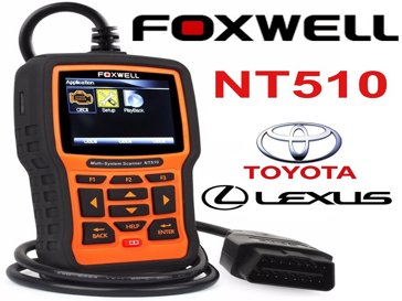 Toyota Lexus Engine ABS Airbags Service Foxwell NT510