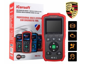 iCarsoft POR V1.0 Diagnostic World 996 986 997 991 cayenne boxster cayman 987 panamera macan engine abs airbags
