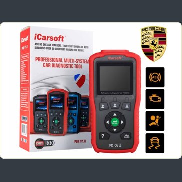iCarsoft POR V1.0 Diagnostic World 996 986 997 991 cayenne boxster cayman 987 panamera macan engine abs airbags
