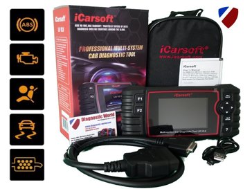 iCarsoft LR V2.0 Jaguar Land Rover abs engine airbag dpf diagnostic reset tool Diagnostic World