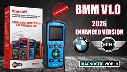 2025 icarsoft BMM V1.0 enhanced for BMW & Mini Diagnostic Scan Tool Package Best OBD2