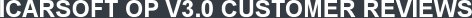 ICARSOFT OP V3.0 CUSTOMER REVIEWS
