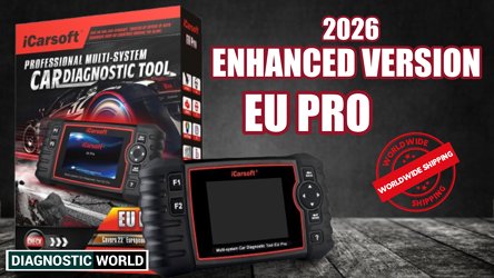 2026 Official iCarsoft eu pro enhanced version DIAGNOSTIC WORLD