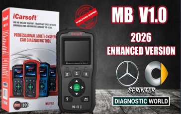 2026 iCarsoft MB V1.0 Enhanced Version Software Genuine Official MERCEDES BENZ SMART SPRINTER Diagnostic Scan Tool