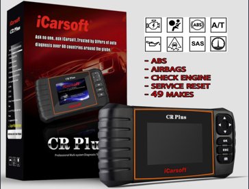 iCarsoft CR Plus Official Genuine Stockist Diagnostic World engine abs airbags service reset scan tool best cheapest price cost list