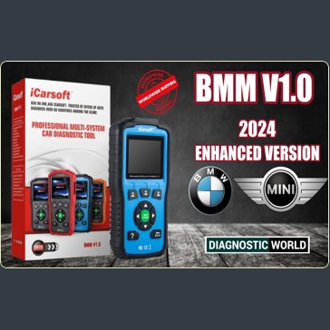 BMM BMW & Mini V1.0 diagnostic reset tool engine abs airbags oil reset